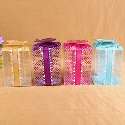 Box manufacturers wholesale wedding candy candy gift box blister transparent PVC plastic packaging box