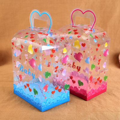 Box color PVC handbag packing box