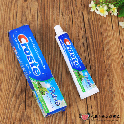 Direct manufacturers Croste Green Tea flavored toothpaste toothpaste toiletries