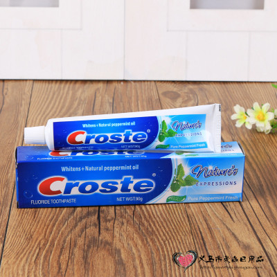 Croste mint toothpaste toothpaste manufacturers selling toiletries