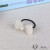 Korean Style Handmade Beaded Pearl Bowknot Hair Ring Hair Rope