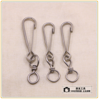 Hardware Pendant Buckle Pet Chain Buckle Tag Stainless Steel Elastic Buckle