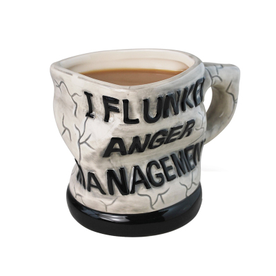 Ninja Mug twist ceramic cup coffee beverage cup anger bending office Cup