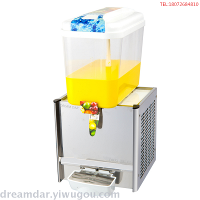 Commercial beverage machine juice machine 18L double temperature mixing three - cylinder cold drink machine