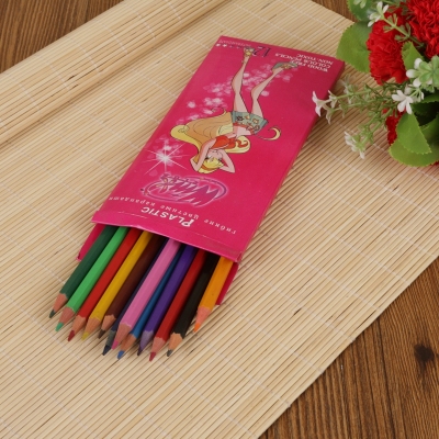 Color Pencil Art Painting Coloring Oily 12 Color Lead Painting Drawing
