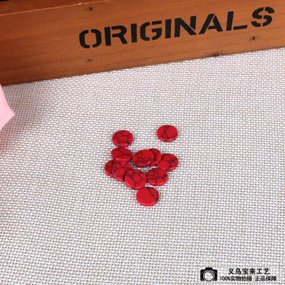 Smooth beads loose beads pine stone accessories spacer beads DIY hand string jewelry accessories