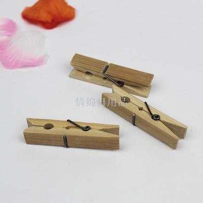 Home Furnishing bamboo clip clothespin clothes clothes clip clip folder