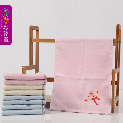 Children cut velvet embroidered cotton towel kindergarten children towel
