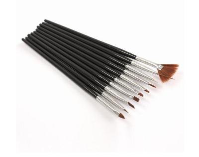 Manicure supplies 10 sets 10 sets of black brush rod phototherapy pen