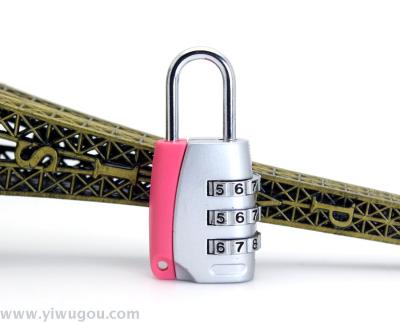 High quality 3 digits Combination Padlock,Luggage Combination Lock 