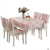 Lianyi fabric lace tablecloth European pink printed table cloth table cloth chair cushion