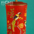 Direct manufacturers of bird Home Furnishing hand-painted red lamp ornaments wholesale ceramic crafts