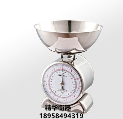 The old disk called mechanical kitchen scale 5KG spring balance scale pointer scale electronic scale