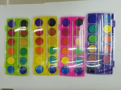 2.8 the diameter of powder cake color plastic bottom. 4 color mixed package, water soluble quality!