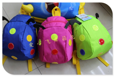 The explosion of foreign cartoon girl boy lost bag backpack shoulder SATCHEL BAG BAG tide Ladybug kindergarten