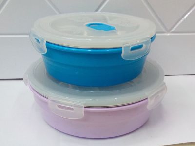 Multi circular stainless steel box meal box lunch box lunch box