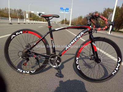 Bicycles 26 \"21 speed 700C fashion disc brake variable-speed mountain bike factory direct selling