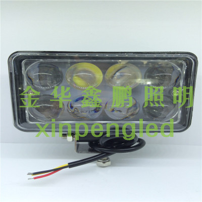 24W lens auto working lamp 5D modified lamp 8*3W card lamp