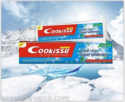 Factory direct sale cookissu foreign trade English version of toothpaste, a 72, paste can be customized
