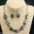 New hot lady crystal glass clavicle necklace + earrings set