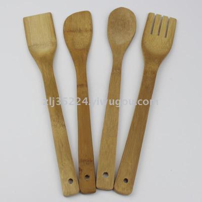 Bamboo shovel spoon spoon green kitchen set