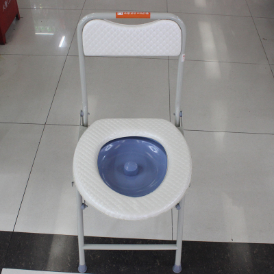Folding type toilet seat with convenient thickened steel tube old man sitting stool