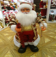9123 70CM luxury electric Santa Claus Christmas gift decorations