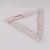 Triangle warning frame folding Portable Model with on-board triangle warning sign super