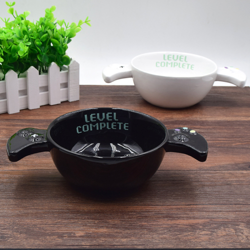 personalized game bowl ceramic tableware creative gift simple funny game bowl new