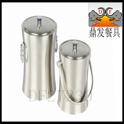 DF27230 stainless steel tripod oblong ice bucket champagne upscale hotel supplies many specifications of ice bucket