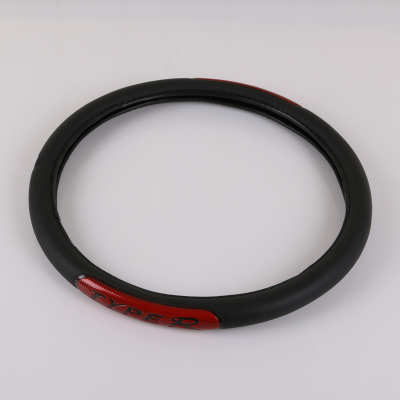 Red and Black Two-color Special cars Steering wheel cover manufacturers Direct