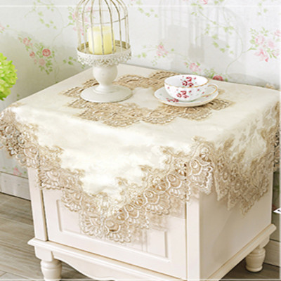 Table with European style hood cloth cover towels Lianyi appliances dust