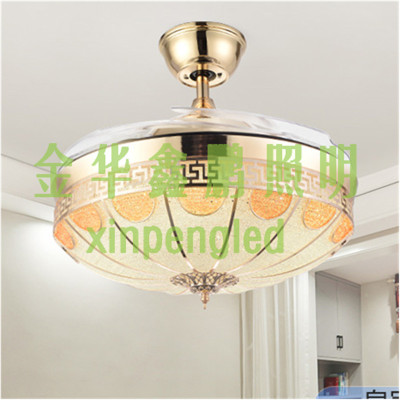Chinese Simplified frequency conversion fan lamp LED creative decorative lamp