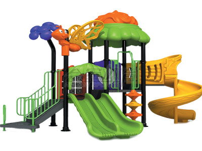 Children's slide Castle ladder residential playground