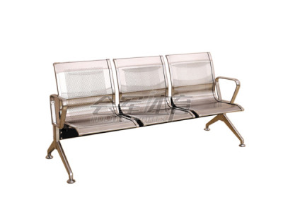 Stainless steel three airport chair rest chair sitting chair