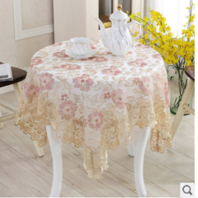 Korean embroidery fabric Lianyi multi-purpose napkin table cloth cloth glass yarn
