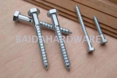 Hexagonal wooden screw DIN571.