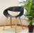 Unlimited Chair Simple Modern Creative Office Solid Wood Chair Designer Chair Conference Chair Plastic Backrest Armrest Dining Chair