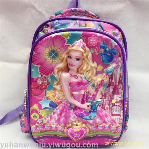 Factory Direct Schoolbag Backpack Cartoon Bag Backpack 3D Bag Children Bag Student Bag Gift Bag Trolley Bag