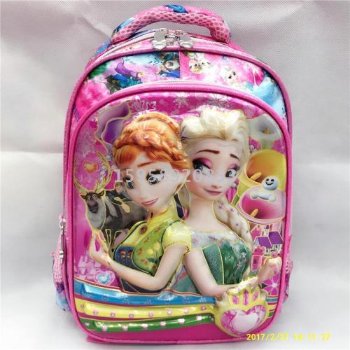 Factory Direct Schoolbag Backpack Cartoon Bag Backpack 3D Bag Children Bag Student Bag Gift Bag Trolley Bag