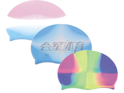 Adult male and female fashion waterproof swimming cap essential