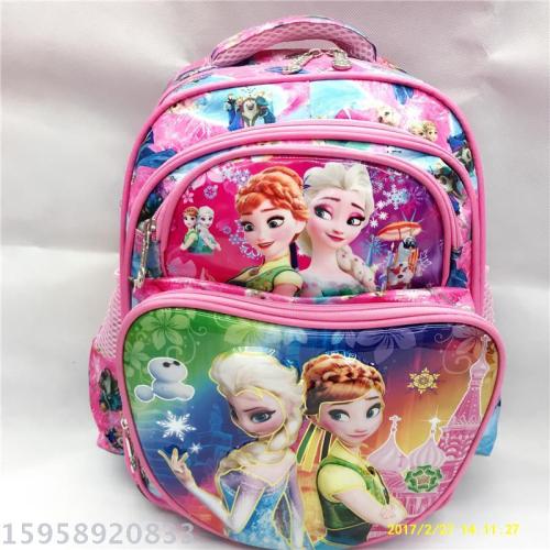 factory direct schoolbag backpack cartoon bag backpack 3d bag children bag student bag gift bag trolley bag