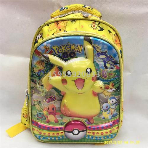 factory direct schoolbag backpack cartoon bag backpack 3d bag children bag student bag gift bag trolley bag