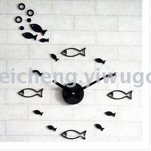 DIY wall clock acrylic wall clock living room mute decorative wall clock craft Wall clock