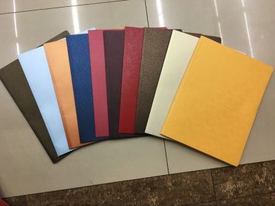 Decorative paper file folder