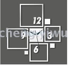 DIY wall clock acrylic wall clock living room mute decorative wall clock craft Wall clock