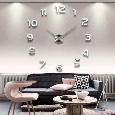 DIY three-dimensional creative wall clock digital creative wall Clock