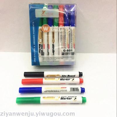 Whiteboard Marker G-801 24 PCs PVC Boxed Erasable Marking Pen