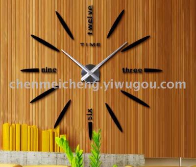 DIY three-dimensional creative wall clock digital creative wall Clock