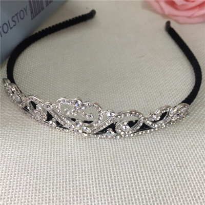 Alloy Diamond Small Flower Head Buckle Headband Popular Ornament